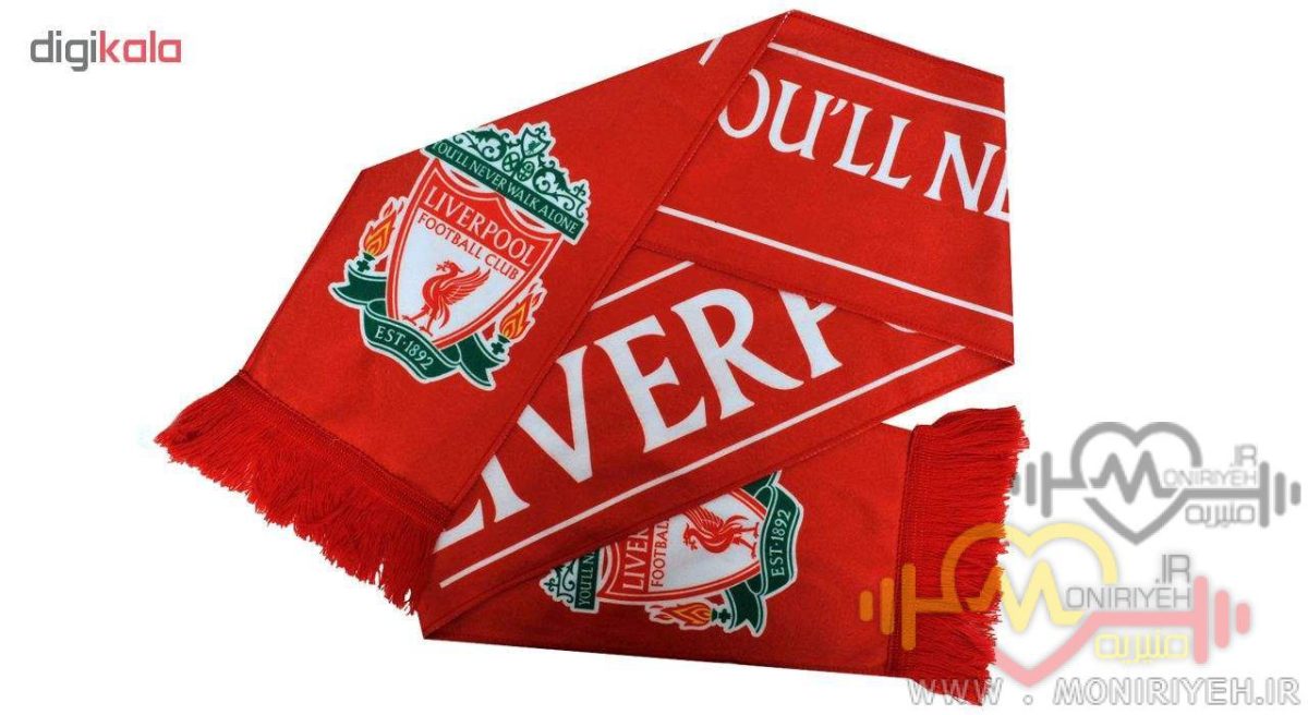 Liverpool model support scarf .