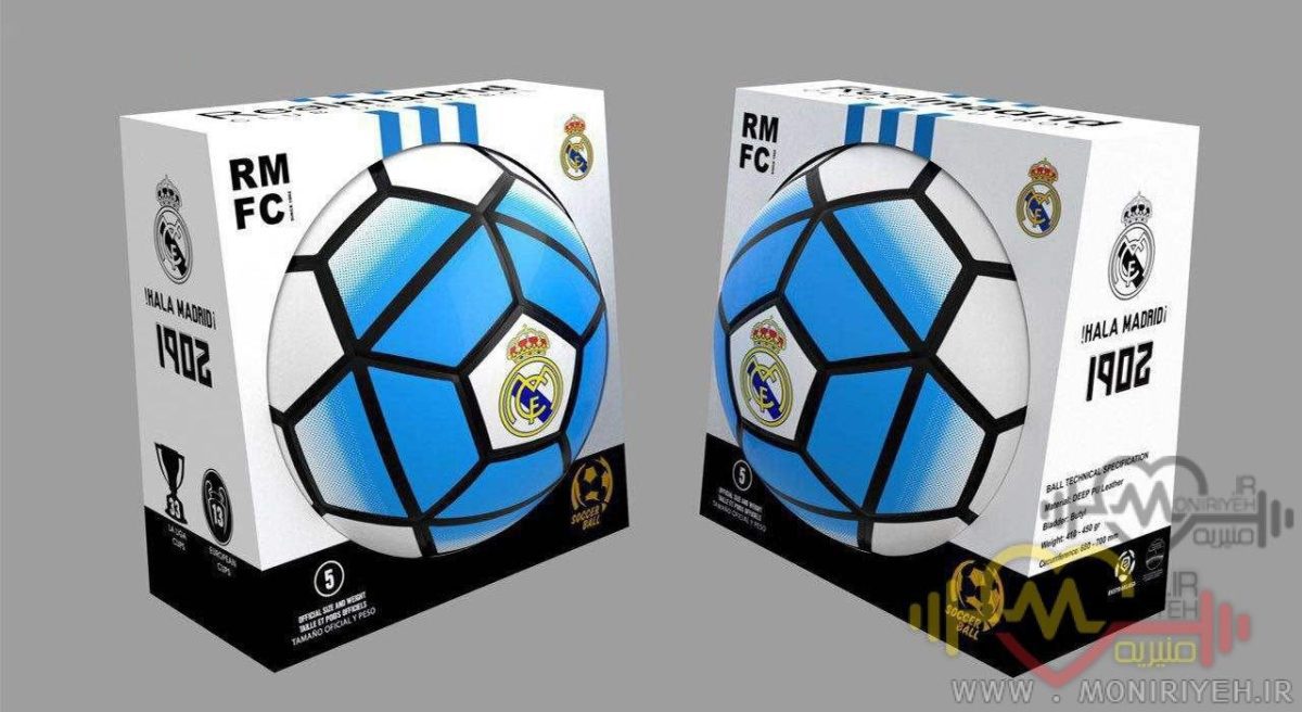توپ فوتبال بتا مدل Real Madrid 5 سایز 5