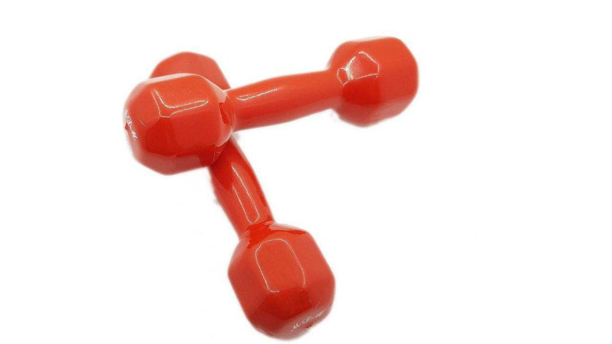 moniriyeh.ir 2kg Model 02 Pink Coated Aerobic Dumbbells 2 Pack
