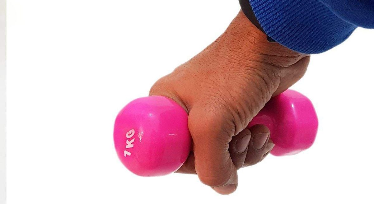 moniriyeh.ir 2kg Model 02 Pink Coated Aerobic Dumbbells 2 Pack.