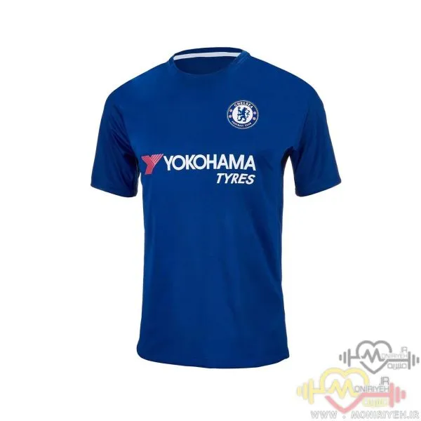 پیراهن ورزشی چلسی مدل Hazard 17/18