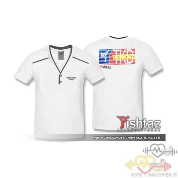 تی شرت تکواندو یقه هفت طرح TDK