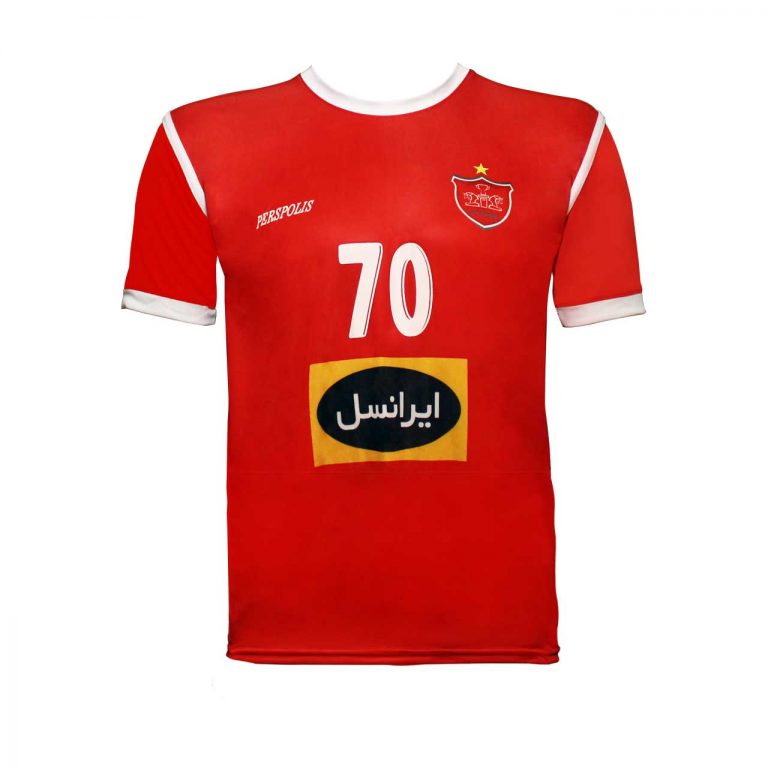 تی شرت طرح پرسپولیس ورزشی مدل Alipour-2019