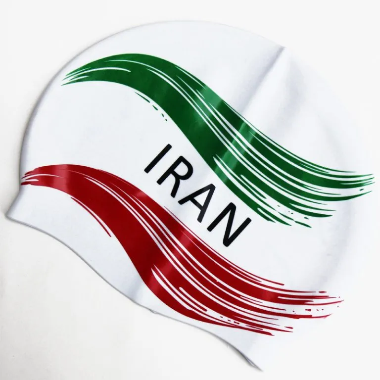 کلاه شنا طرح پرچم ایران