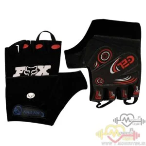 دستکش بدنسازی فاکس هد مدل Fast Black