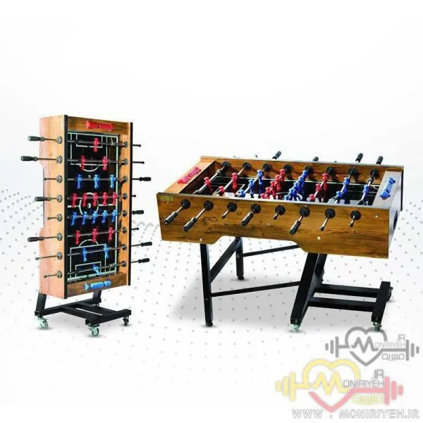 فوتبال دستی کف شیشه پایه تاشو چرخ دار ST16