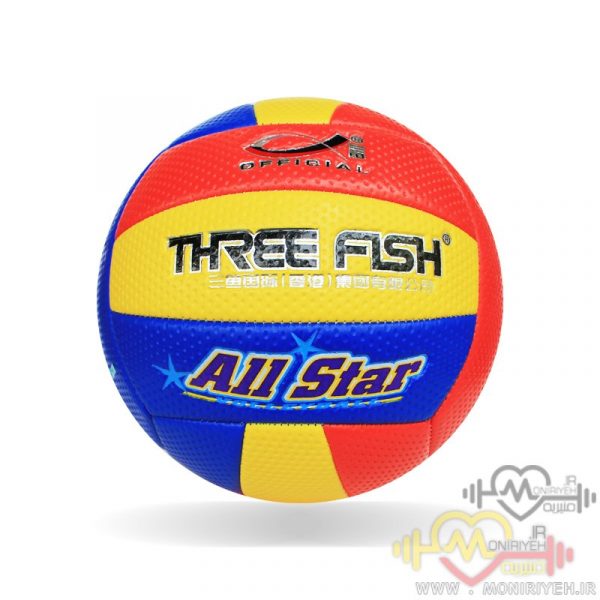توپ والیبال دوختی برند Three Flash