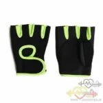 دستکش بدنسازی بانوان فوم PU – مشکی زرد