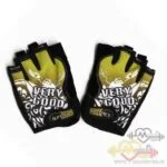 دستکش بدنسازی استرج بانوان اسپایدر – مشکی طلایی