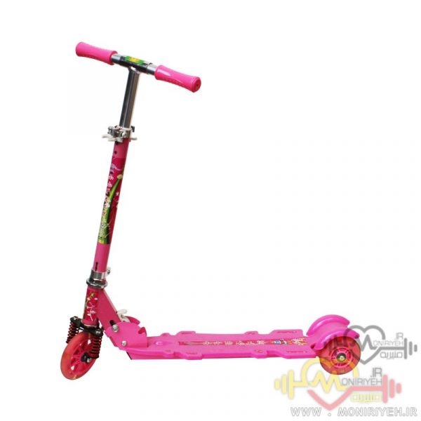 Metal scooter pink