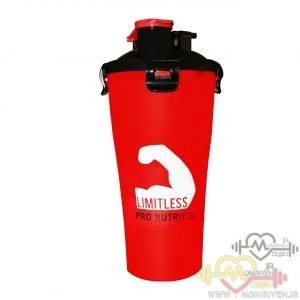 شیکر دومخزنه لیمیت‌لس مدل Pro Nutrition
