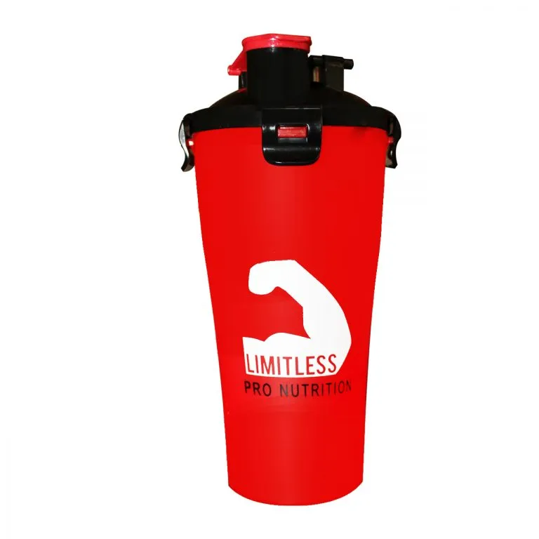 شیکر دومخزنه لیمیت‌لس مدل Pro Nutrition