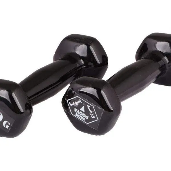 دمبل Aerobic روکش دارDynamic code1621 وزن 0.5 کیلوگرمی بسته 2 عددی