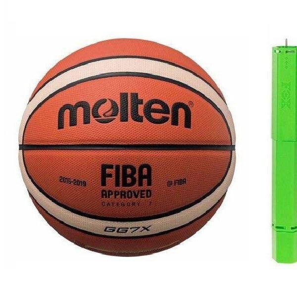 توپ بسکتبال molten مدل GG7X به همراه تلمبه فاکس
