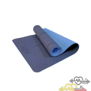 مت یوگا TPE الکس ALEX خط دار ضخامت 8 میلی متر