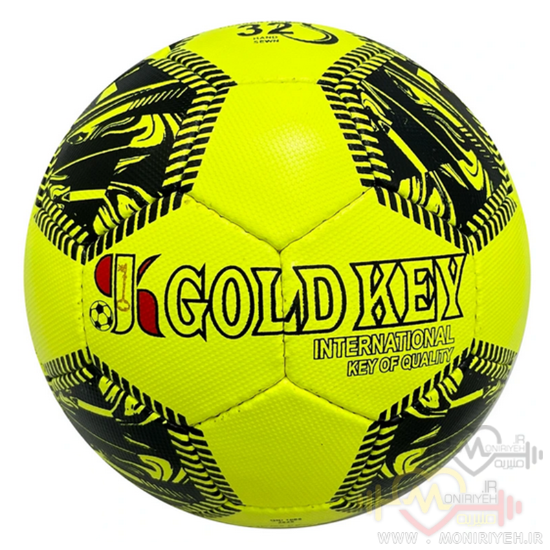 توپ فوتبال سایز 4زرنگ گلد کی اورجینال