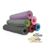 مت یوگا 8 میلی متری TPE دورنگ Agilinex