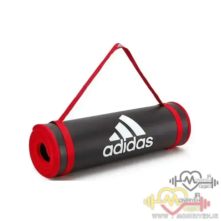 مت یوگا فومی 10 میلی‌متری مدل Adidas مشکی