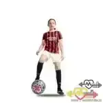 کیت آث میلان بچه گانه 2025/26 – مشکی و قرمز