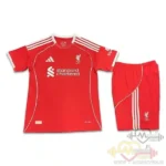 کیت لیورپول 2025 – پیراهن و شورت قرمز کلاسیک