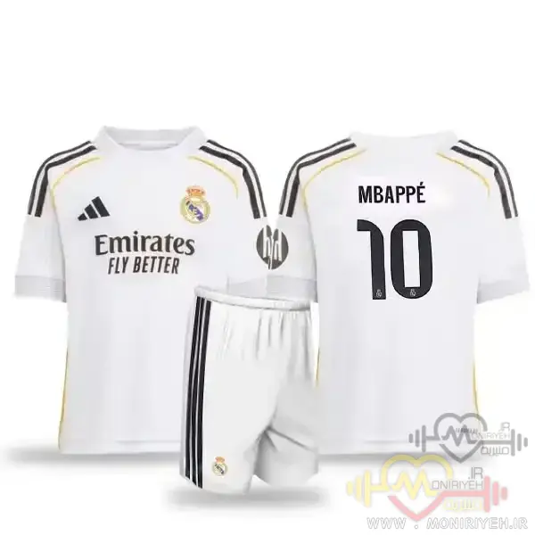 کیت خانگی رئال مادرید 2025/26 –  سفید کلاسیک 
