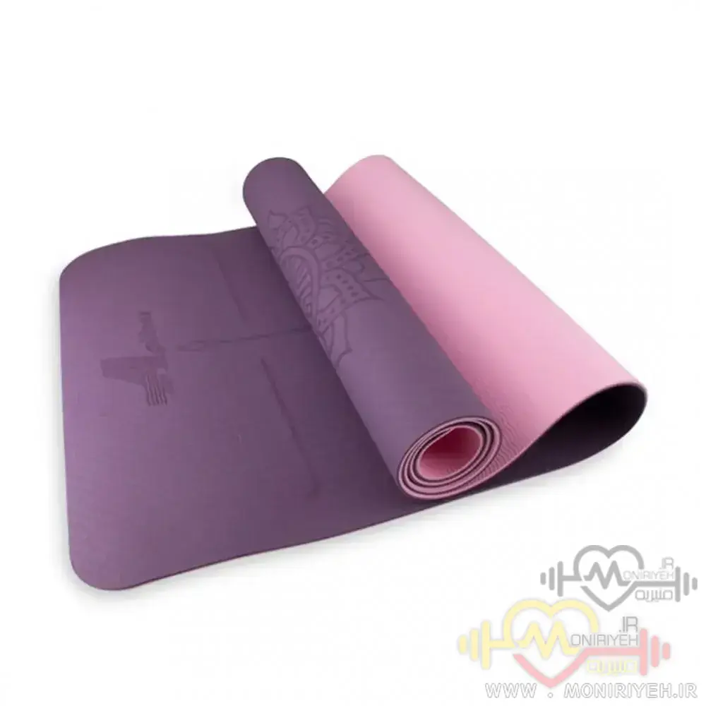 مت یوگا Agilinex مدل Body Lineبنفش و صورتی مت یوگا Agilinex مدل Body Lineبنفش و صورتی