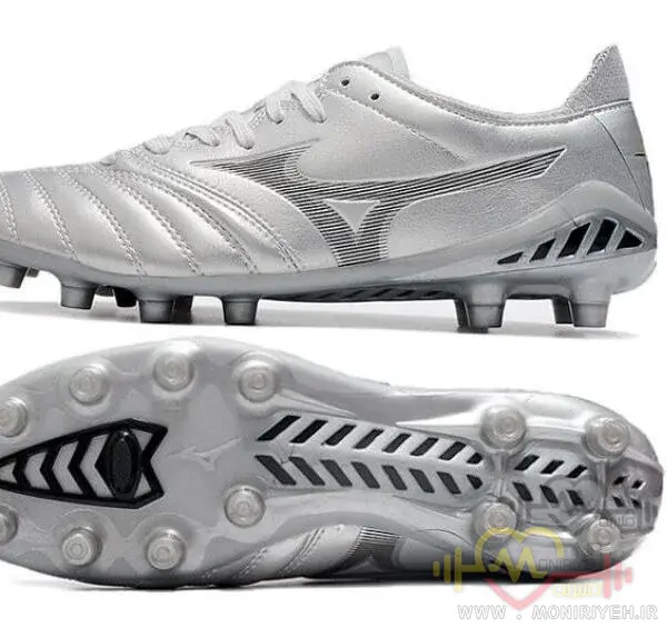 کفش فوتبال میزانو Morelia Neo Fg 2024 طوسی