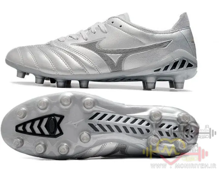 کفش فوتبال میزانو Morelia Neo Fg 2024 طوسی