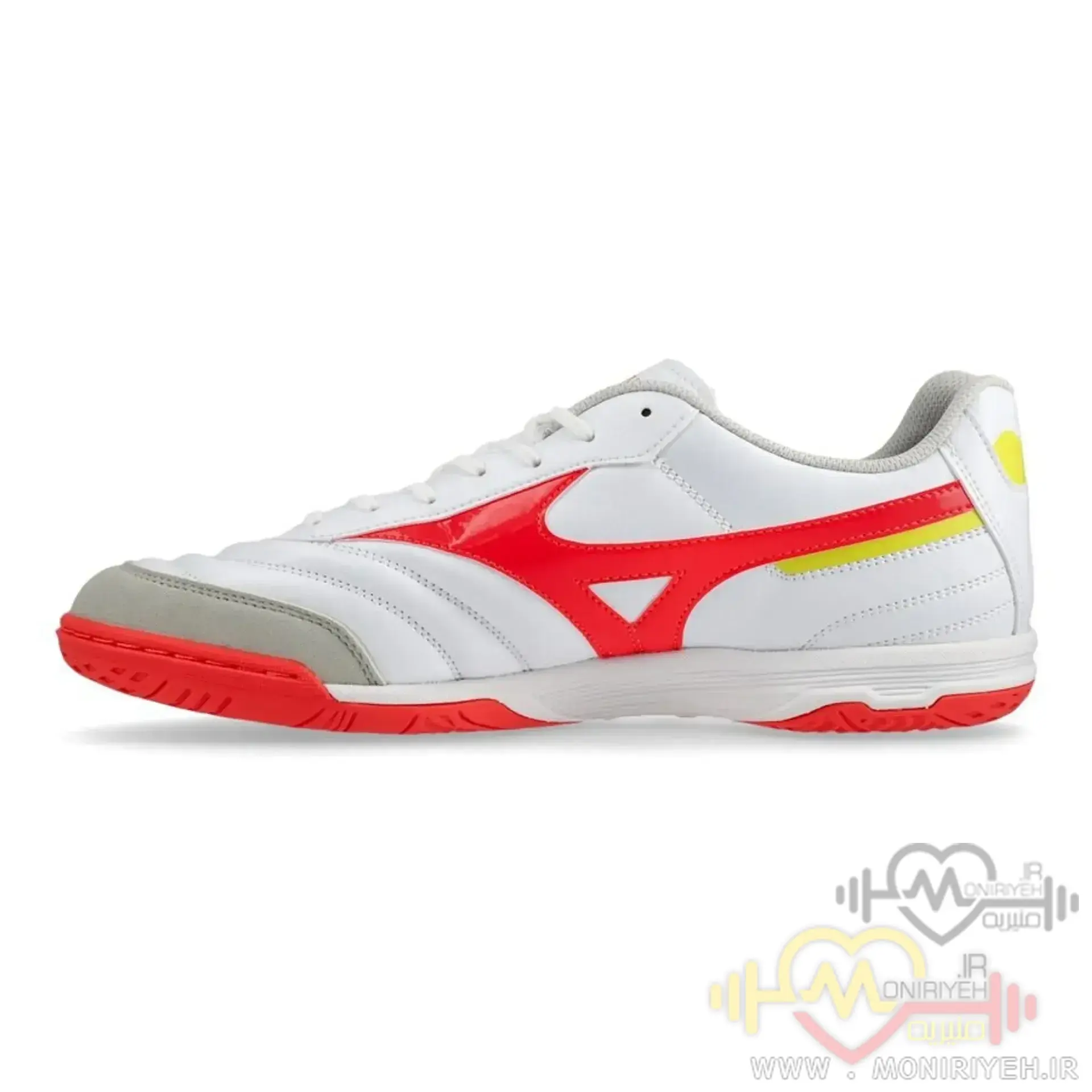 کفش فوتسال میزانو مدل Morelia Sala 2024قرمز کفش فوتسال میزانو مدل Morelia Sala 2024قرمز