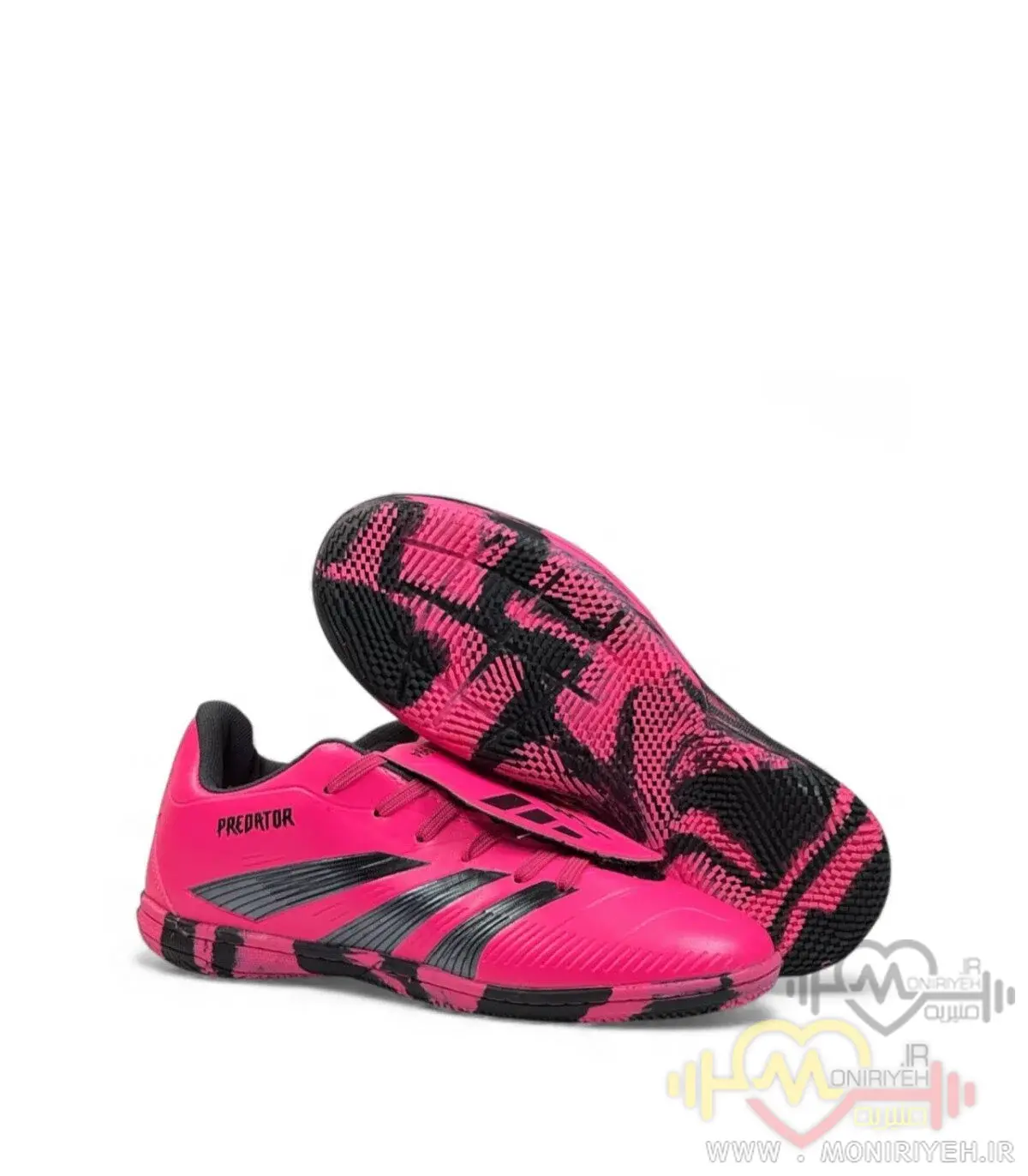 کفش فوتسال Adidas Predator Bellingham صورتی کفش فوتسال Adidas Predator Bellingham صورتی