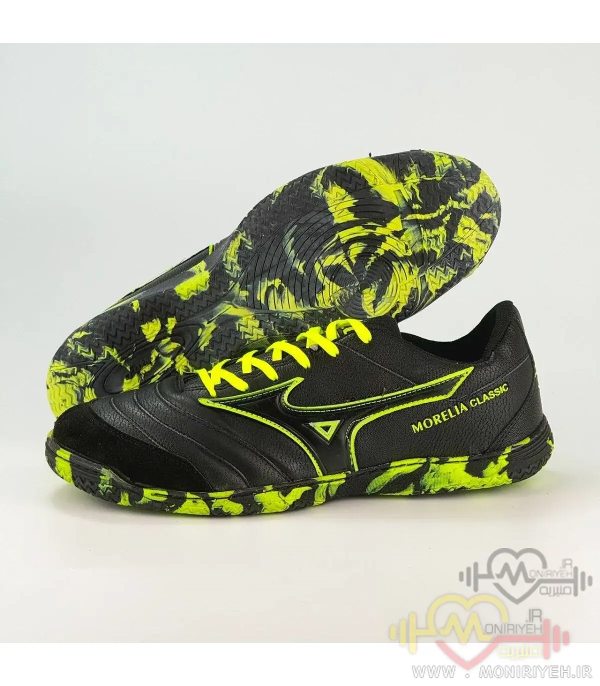 کفش فوتبال میزانو مدل Morelia Fg 2024 آبی کفش فوتسال میزانو مدل Morelia 2024 سورمه ای