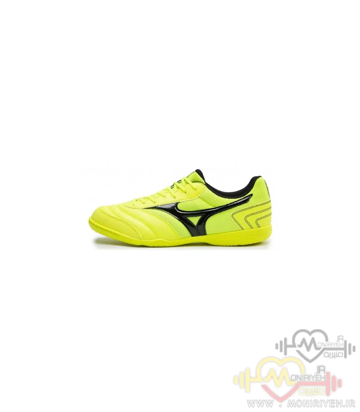 کفش فوتسال میزانو مدل Morelia Sala 2024 زرد کفش فوتسال میزانو مدل Morelia Sala 2024 زرد