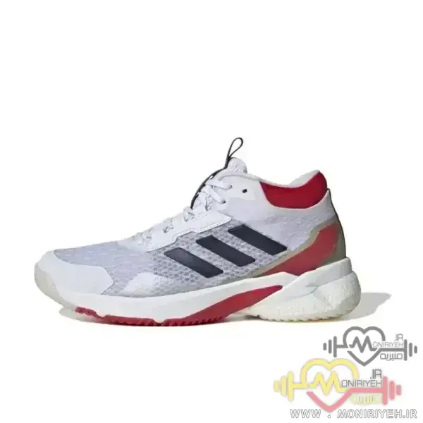 کفش والیبال آدیداس مدل Crazyflight 5 سفیدقرمز