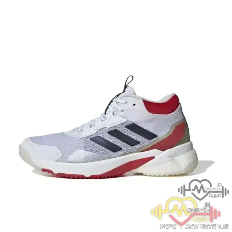 کفش والیبال آدیداس مدل Crazyflight 5 سفیدقرمز