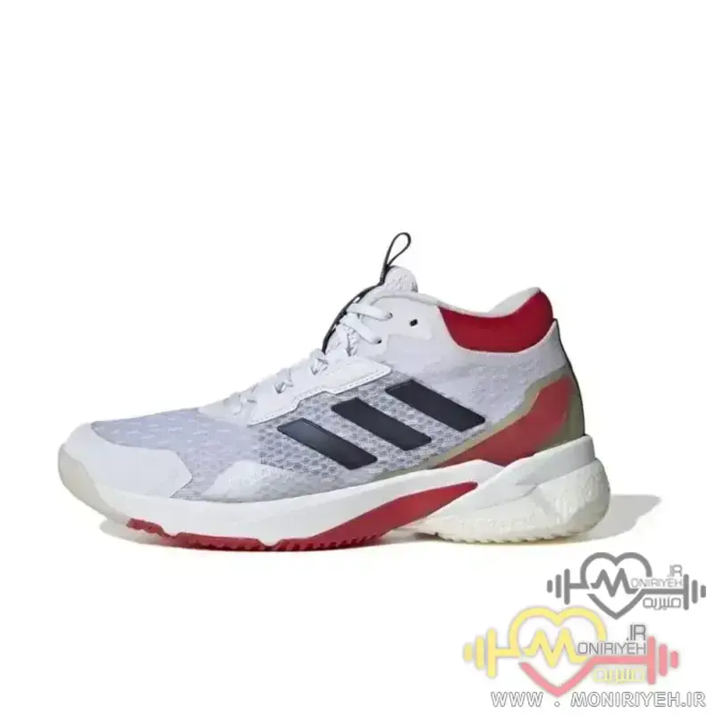 کفش والیبال آدیداس مدل Crazyflight 5 سفیدقرمز