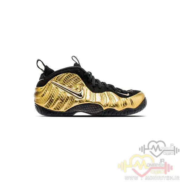 کفش بسکتبال نایک Air Foamposite Pro-طلایی