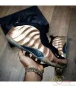 کفش بسکتبال نایک Air Foamposite Pro-رزگلد