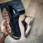 کفش بسکتبال نایک Air Foamposite Pro-رزگلد