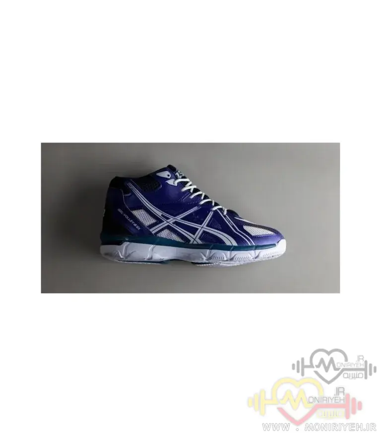 کفش والیبال Asics طرح اصلی-سورمه ای