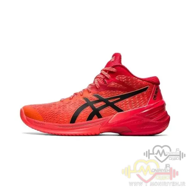 کفش والیبال Asics SKY ELITEطرح اصلی-قرمز