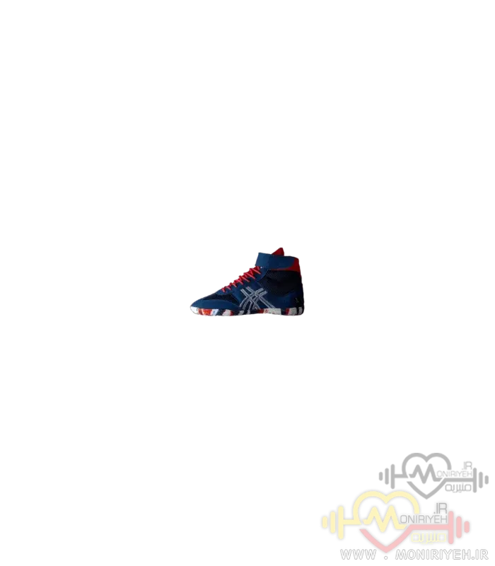 کفش کشتی اسیکس مدل Wrestling-سورمه ای