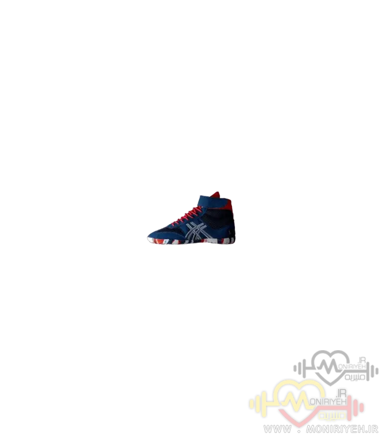 کفش کشتی اسیکس مدل Wrestling-سورمه ای