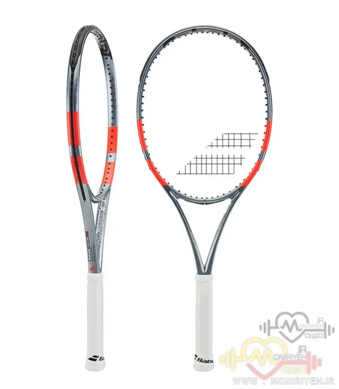 راکت تنیس بابولات Pure Strike Team Carbon Grey