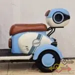 موتور سیکلت برقی سه چرخ طرح وسپا مدل HELLO