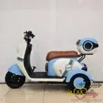 موتور سیکلت برقی سه چرخ طرح وسپا مدل HELLO